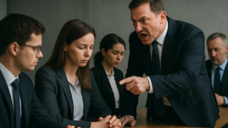 Anspannung im Besprechungsraum